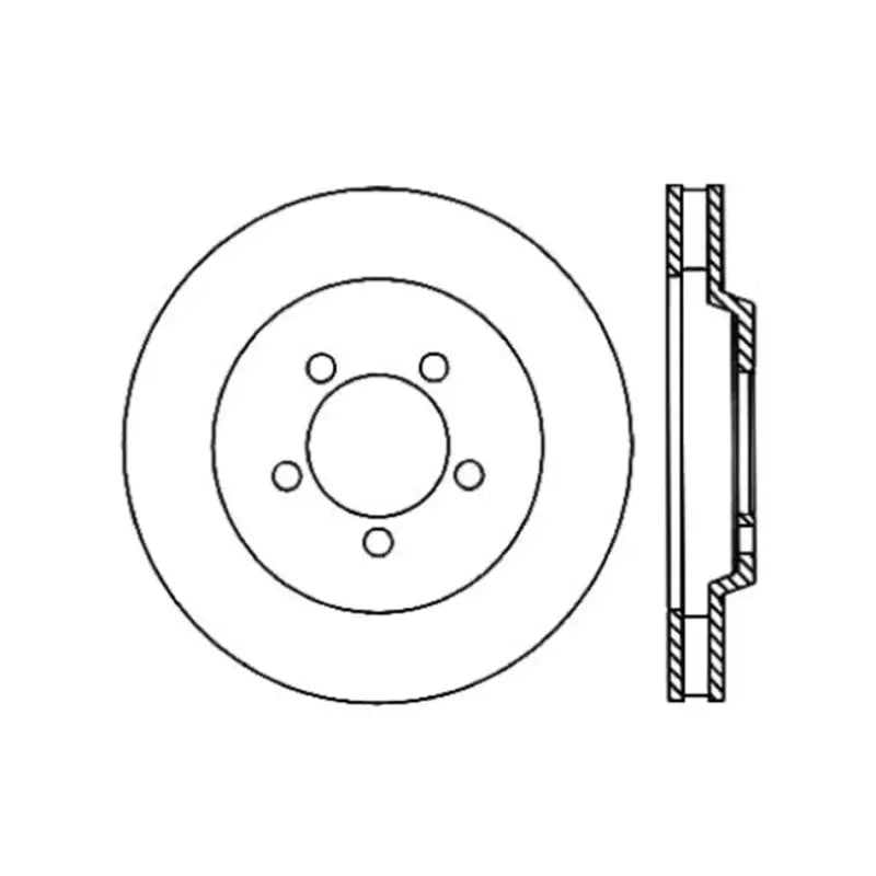 128.61086R Stop Tech Fs Mustang V8 06-10