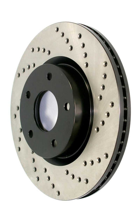 Stoptech 128.61106R StopTech Premium High Carbon 13-14 Ford Mustang/Shelby GT500 Right Front Disc Drilled Brake Rotor