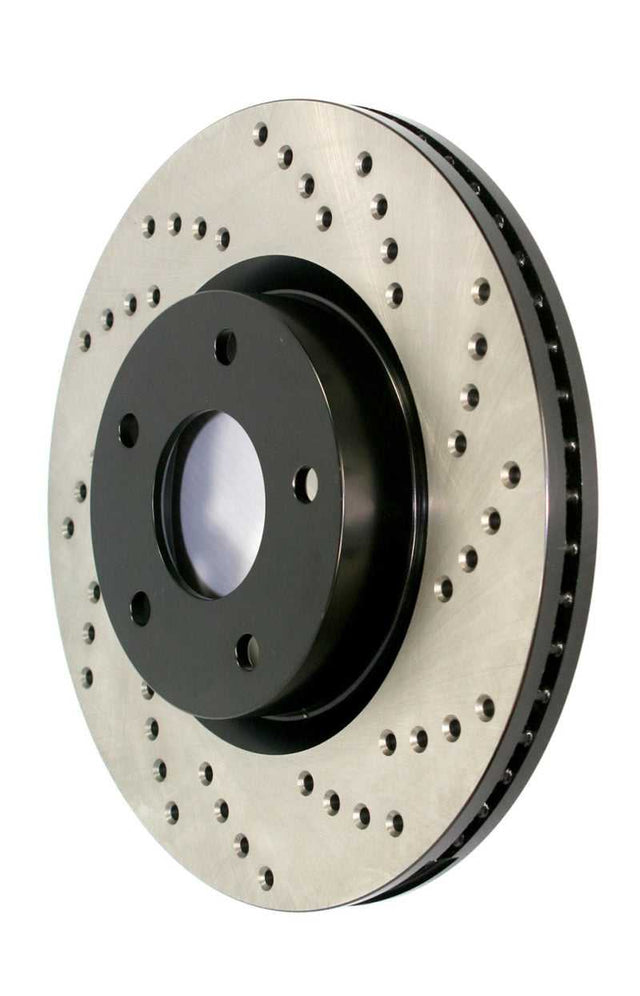 Stoptech 128.61106R StopTech Premium High Carbon 13-14 Ford Mustang/Shelby GT500 Right Front Disc Drilled Brake Rotor