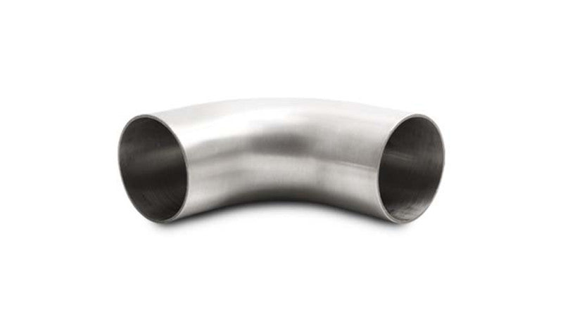 Vibrant 13346 Vibrant 2.0in OD 3.23in Tangent Length T304 SS 90 Deg Mandrel Bend w/Extended Leg Length