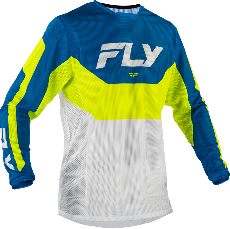 Kinetic Mesh Jersey Blue/White/Hi Vis Md