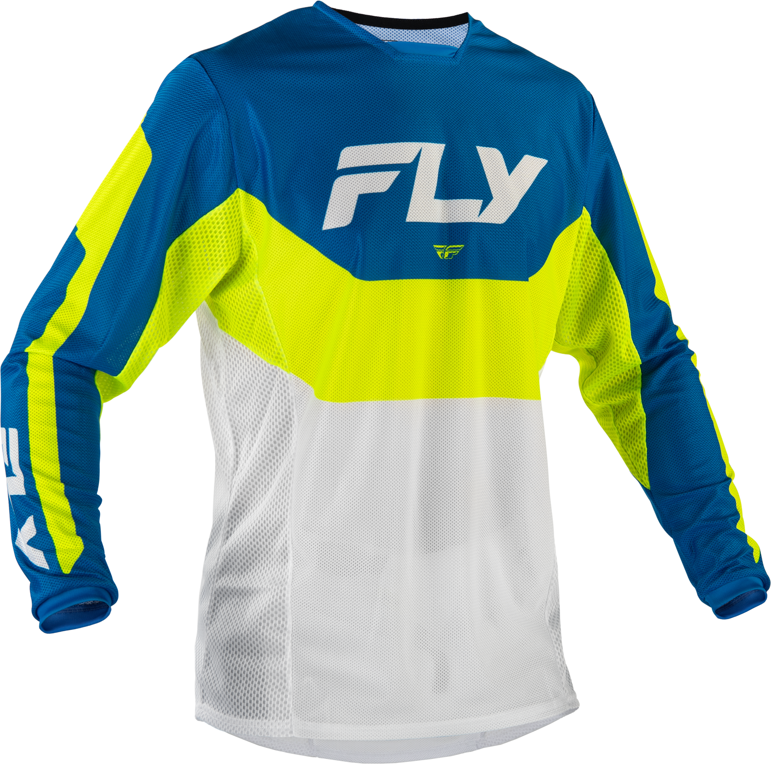 Kinetic Mesh Jersey Blue/White/Hi Vis 2x