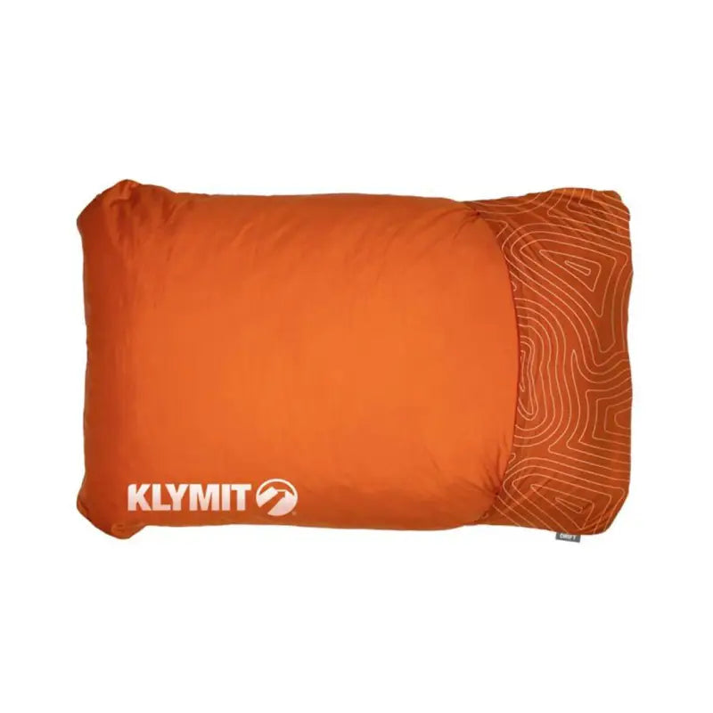 Bright orange camping pillow from 12DROR01D Klymit Pillows for outdoor comfort