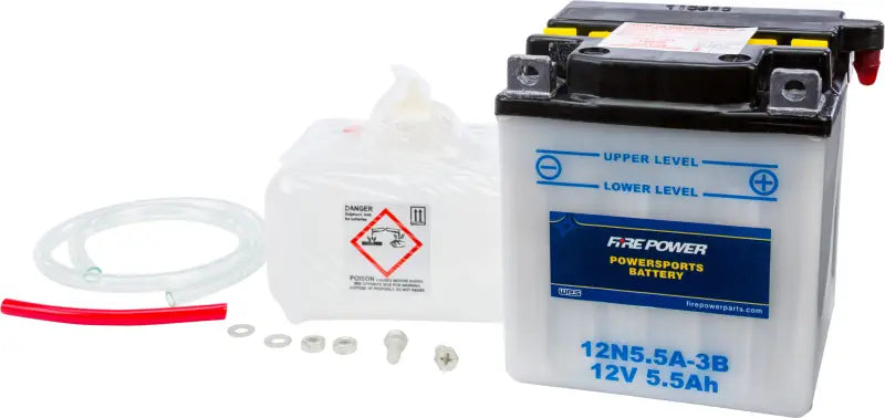 12N5.5A-3B Battery W/Acid 12n5.5a 3b 12v 