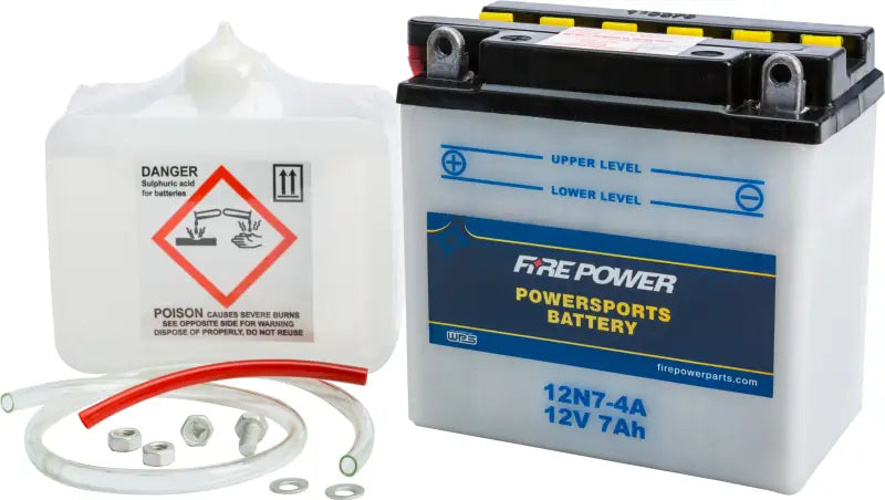 12N7-4A Battery W/Acid 12n7 4a 12v 