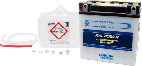 12N9-3A Battery W/Acid 12n9 3a 12v 