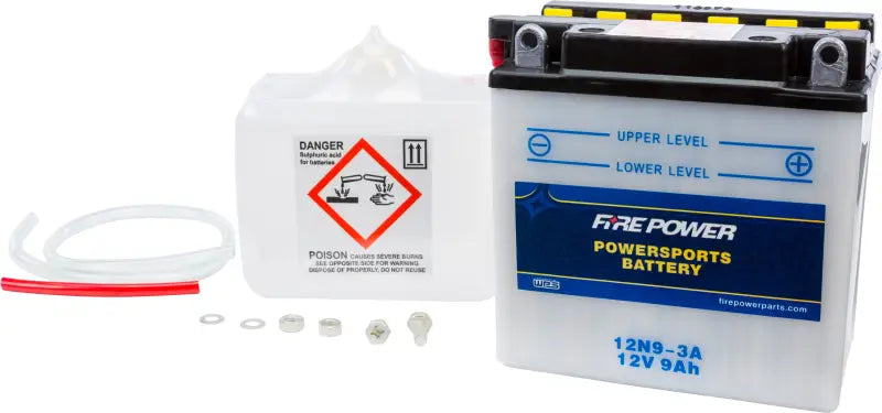 12N9-3A Battery W/Acid 12n9 3a 12v 