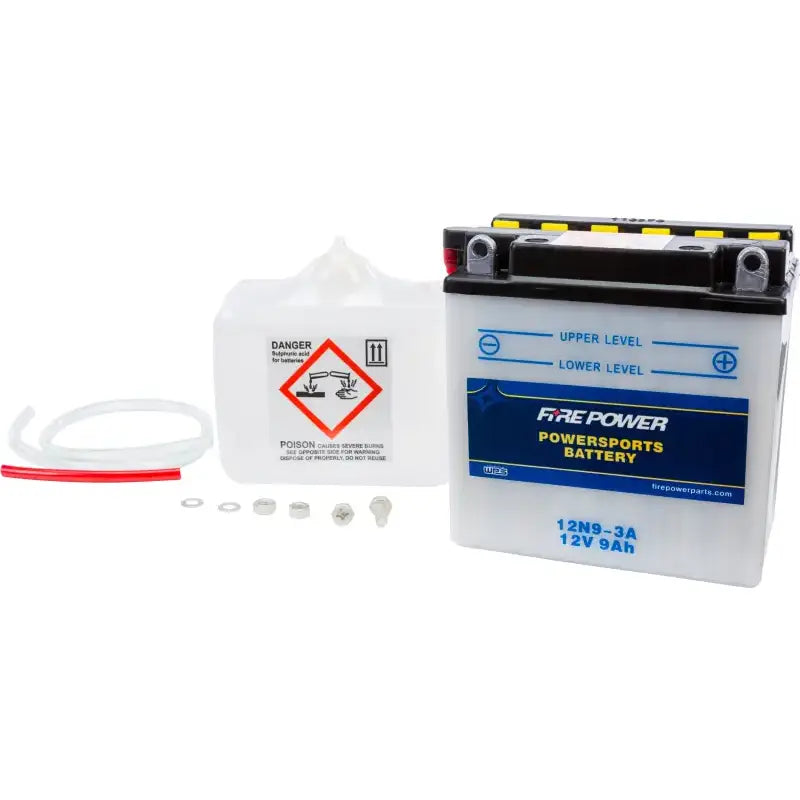 12N9-3A Battery W/Acid 12n9 3a 12v 