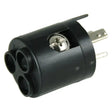12VBRAD Marinco 3-Wire 6Awg Wire Receptacle Adapte - Trolling Motor Charging Plug