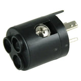 12VBRAD Marinco 3-Wire 6Awg Wire Receptacle Adapte - Trolling Motor Charging Plug