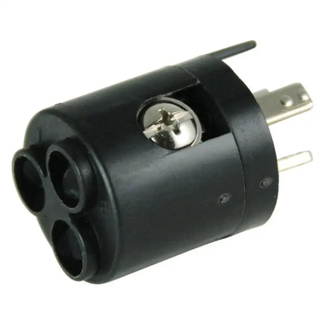 12VBRAD Marinco 3-Wire 6Awg Wire Receptacle Adapte - Trolling Motor Charging Plug
