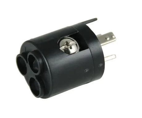 12VBRAD Marinco 3-Wire 6Awg Wire Receptacle Adapte - Trolling Motor Charging Plug