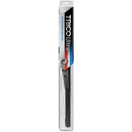 Windshield wiper blade in packaging for Trico Beam Wiper Blade 13-281 on car
