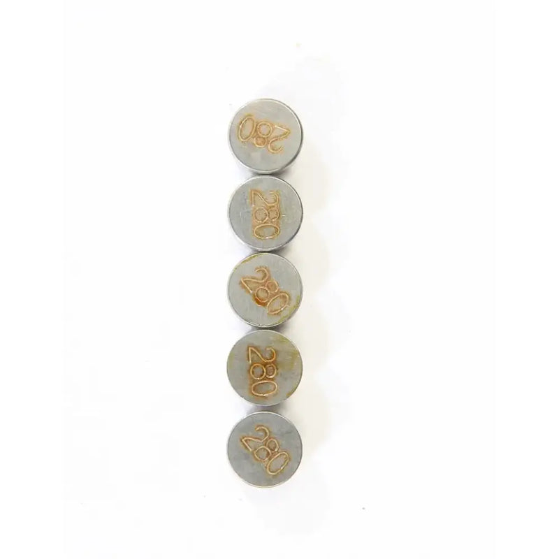 13-6755 Valve Shims 2.80mmx7.5mm 5/Pk - 7.5mm Shim Refill