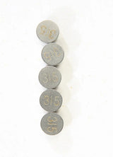 13-6762 Valve Shims 3.15mmx7.5mm 5/Pk - 7.5mm Shim Refill