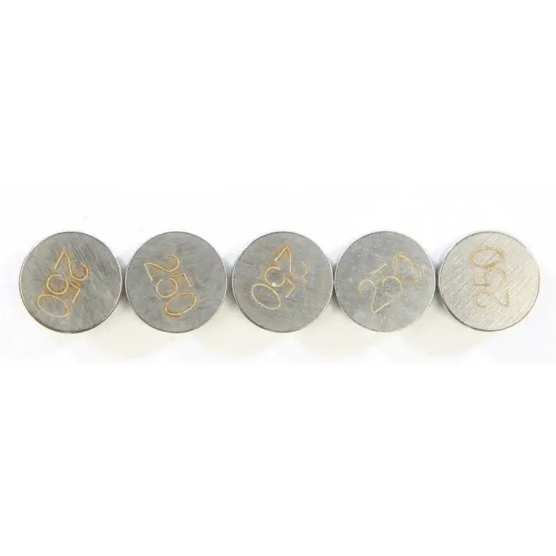 13-6780 Valve Shims 2.50mmx9.5mm 5/Pk - 9.5mm Shim Refill