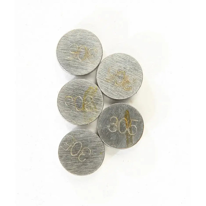 13-6791 Valve Shims 3.05mmx9.5mm 5/Pk - 9.5mm Shim Refill
