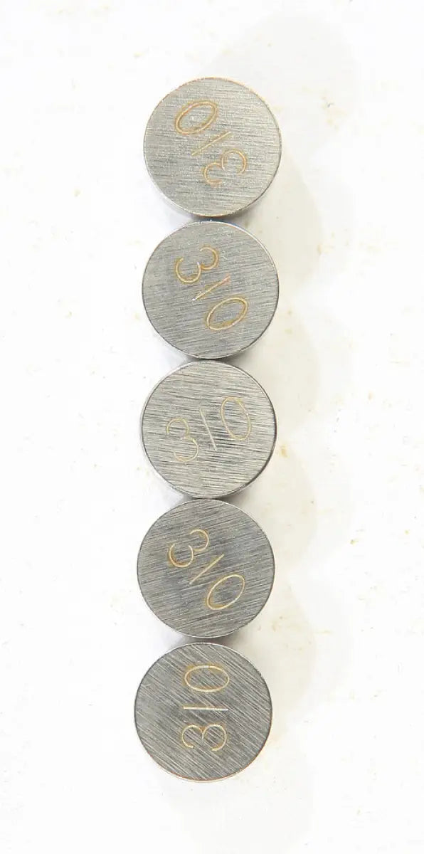 13-6792 Valve Shims 3.10mmx9.5mm 5/Pk - 9.5mm Shim Refill
