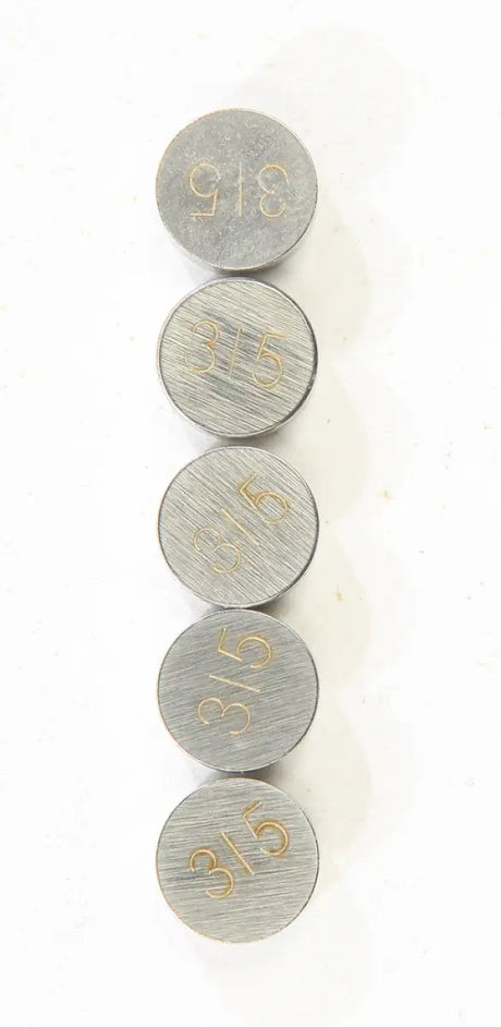 13-6793 Valve Shims 3.15mmx9.5mm 5/Pk - 9.5mm Shim Refill