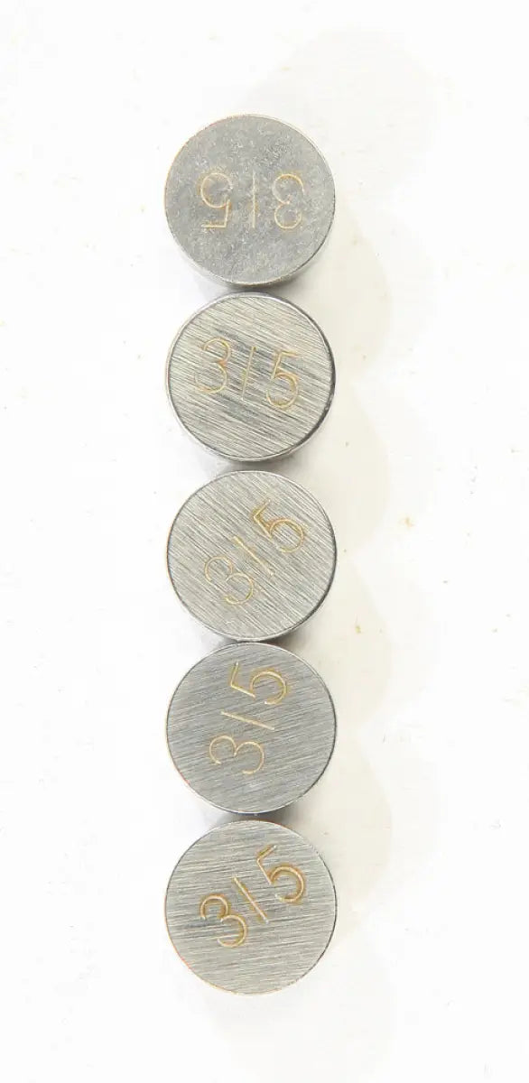 13-6793 Valve Shims 3.15mmx9.5mm 5/Pk - 9.5mm Shim Refill