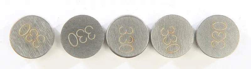 13-6796 Valve Shims 3.30mmx9.5mm 5/Pk - 9.5mm Shim Refill