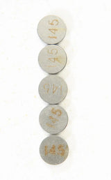 13-6799 Valve Shims 1.45mmx9.5mm 5/Pk - 9.5mm Shim Refill