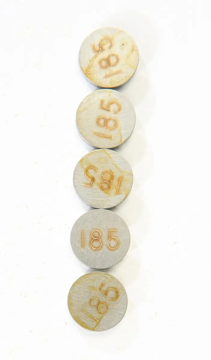 13-6818 Valve Shims 1.85mmx9.5mm 5/Pk - 9.5mm Shim Refill