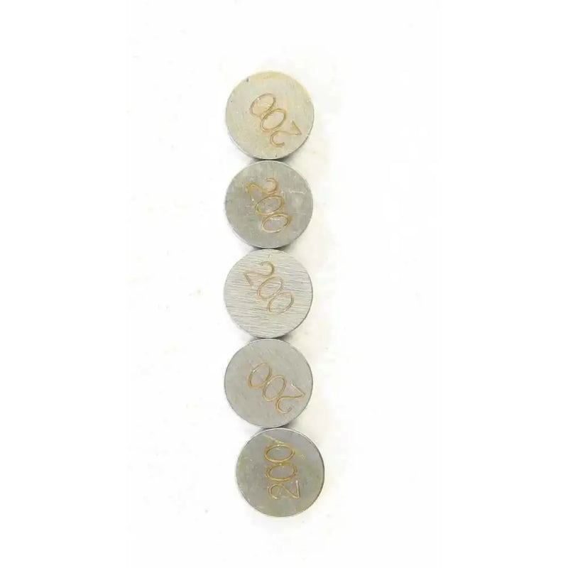 13-6826 Valve Shims 2.00mmx9.5mm 5/Pk