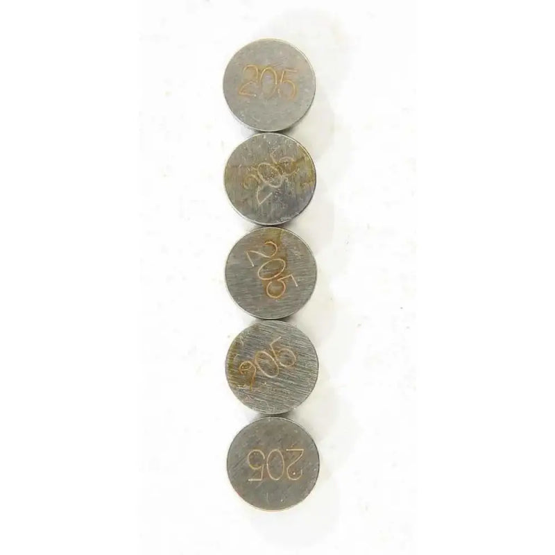 13-6827 Valve Shims 2.05mmx9.5mm 5/Pk