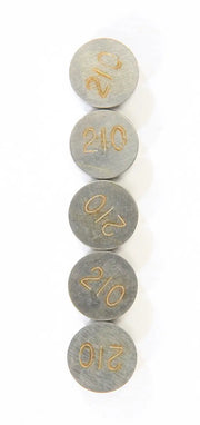 13-6828 Valve Shims 2.10mmx9.5mm 5/Pk - 9.5mm Shim Refill