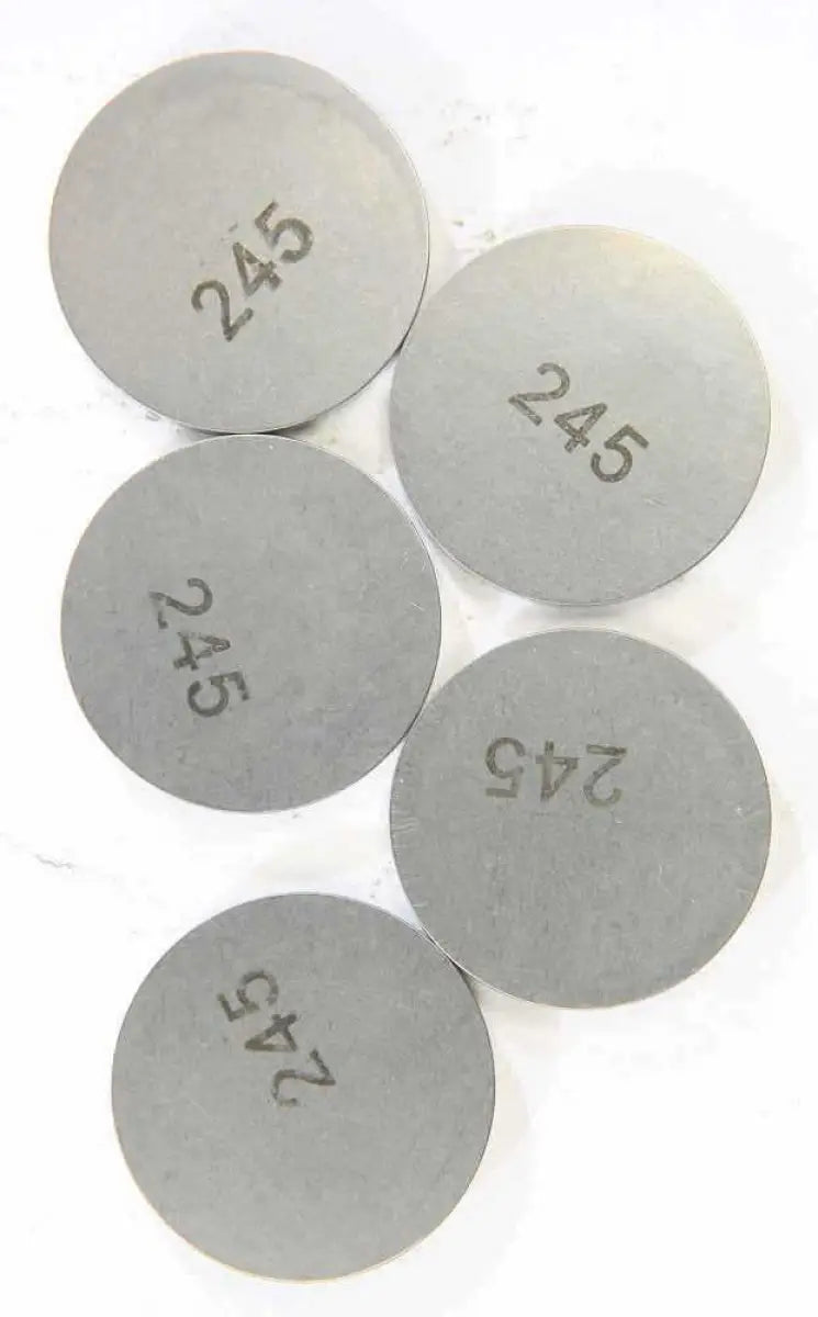13-7527 Valve Shims 2.45mmx25mm 5/Pk