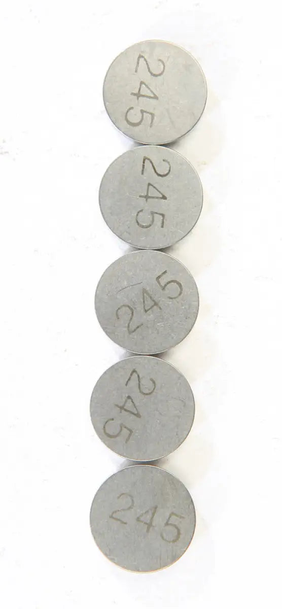 13-7688 Valve Shims 2.45mmx13mm 5/Pk - 13mm Shim Refill