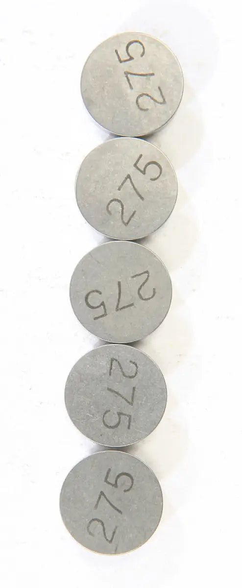 13-7694 Valve Shims 2.75mmx13mm 5/Pk - 13mm Shim Refill