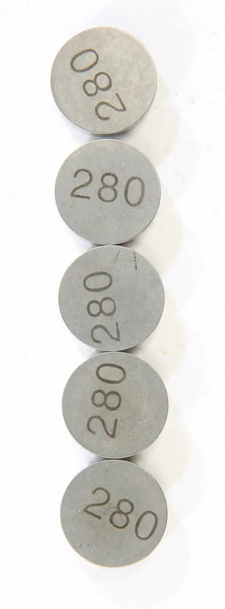 13-7695 Valve Shims 2.80mmx13mm 5/Pk - 13mm Shim Refill