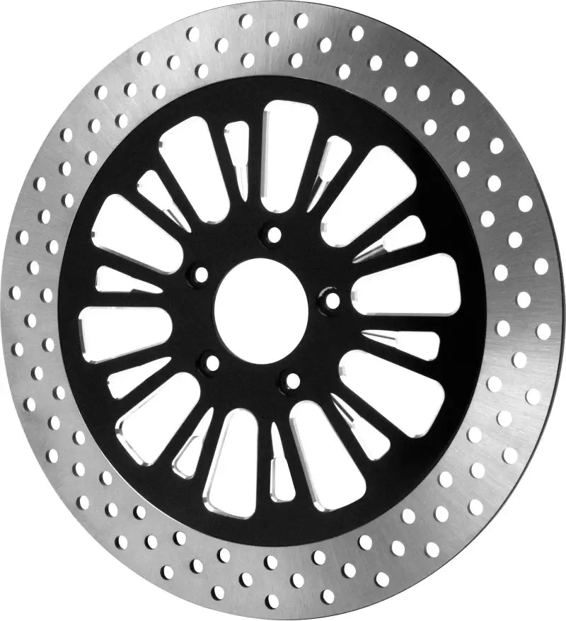 HAWG HALTERS INC 13" Front Brake Rotor 2.22" Id Black Carrier