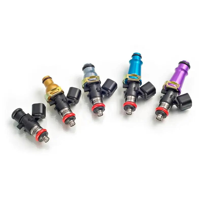 Injector Dynamics 1300.60.11.D.6 1300.60.11.D.6 Injector Dynamics 1340cc Injectors - 60mm Length - 11mm Blue Top - Denso Lower Cushion (Set of 6)