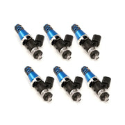 Injector Dynamics 1300.60.11.D.6 1300.60.11.D.6 Injector Dynamics 1340cc Injectors - 60mm Length - 11mm Blue Top - Denso Lower Cushion (Set of 6)