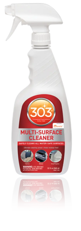 White spray bottle of 946ml multi-surface cleaner from 130207 303 Products lineup