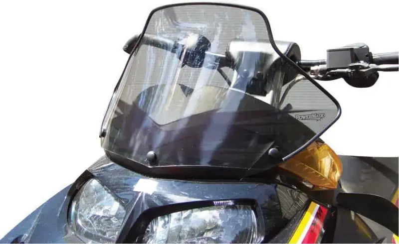 13031 Cobra W/S Mid Smoke/Blk 11" S D Rev Hood Mtd Flyscreen