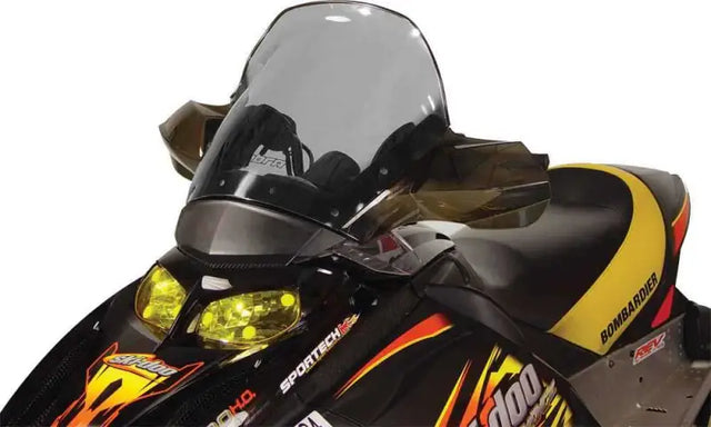 13042 Cobra W/S Tall Smoke 14.5" S D Rev Fairing Mounted