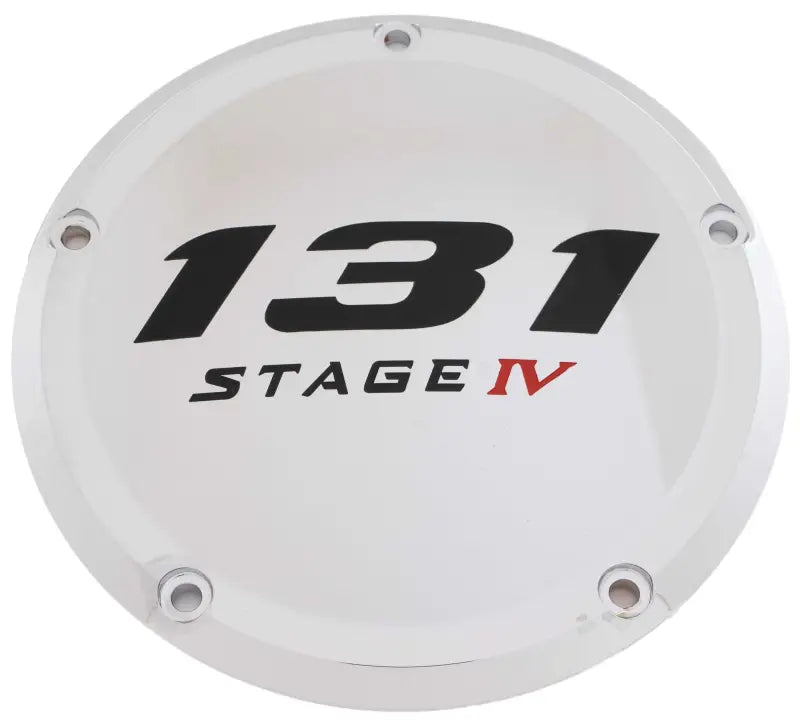 CUSTOM ENGRAVING 131-05-46 7 M8 Flt/Flh Derby Cover 131 Stage Iv Chrome