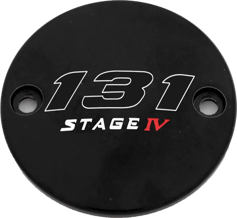 CUSTOM ENGRAVING 131-05-63BG M8 Timer Cover 131 Stage Iv Black