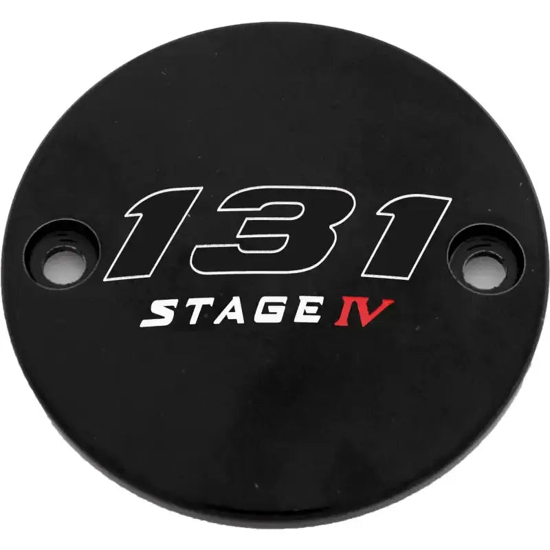 CUSTOM ENGRAVING 131-05-63BG M8 Timer Cover 131 Stage Iv Black