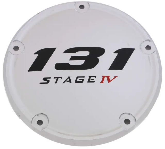 CUSTOM ENGRAVING 131-05-67 6 M8 Softail Derby Cover 131 Stage Iv Chrome