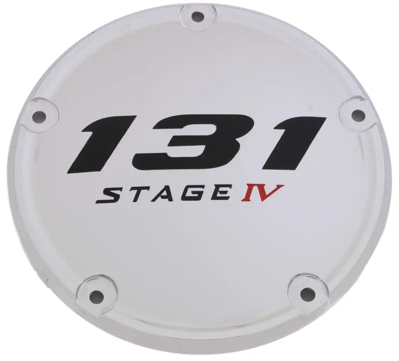 CUSTOM ENGRAVING 131-05-67 6 M8 Softail Derby Cover 131 Stage Iv Chrome