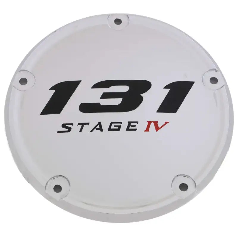 CUSTOM ENGRAVING 131-05-67 6 M8 Softail Derby Cover 131 Stage Iv Chrome