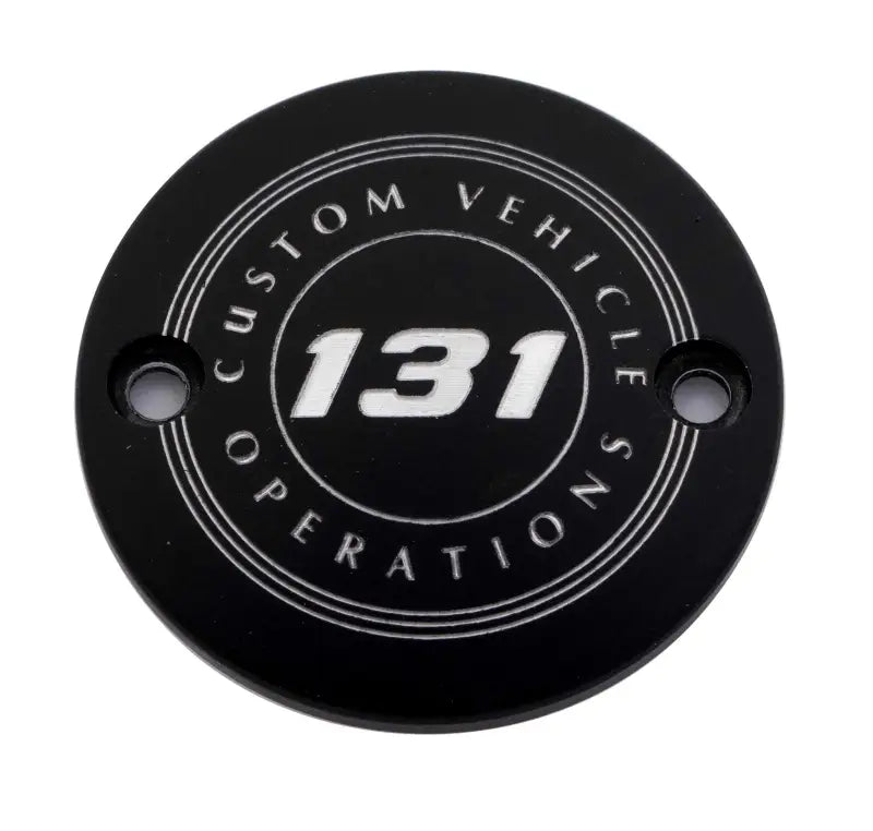 CUSTOM ENGRAVING 131-09-63BG M8 Timer Cover 131 Cvo Black
