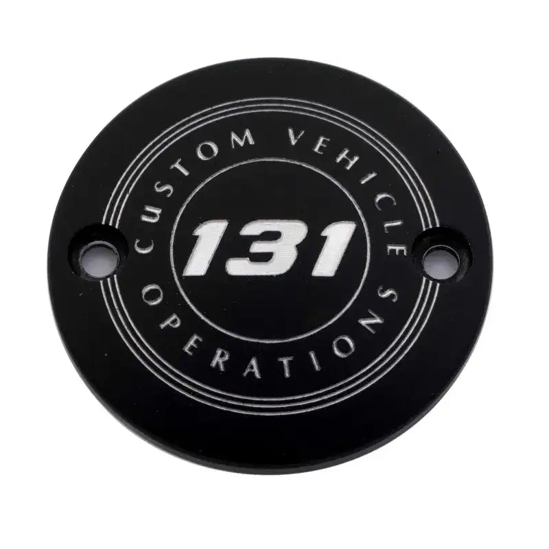 CUSTOM ENGRAVING 131-09-63BG M8 Timer Cover 131 Cvo Black