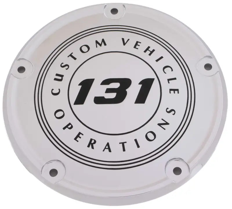 CUSTOM ENGRAVING 131-10-67 6 M8 Softail Derby Cover 131 Cvo Chrome