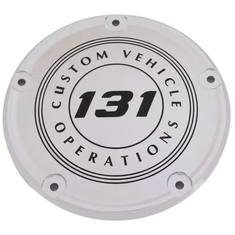 CUSTOM ENGRAVING 131-10-67 6 M8 Softail Derby Cover 131 Cvo Chrome